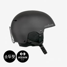2526 샌드박스 아시안 핏 보드 스키 헬멧 아이콘 - 블랙 (ICON-SNO-ASA-BLK)