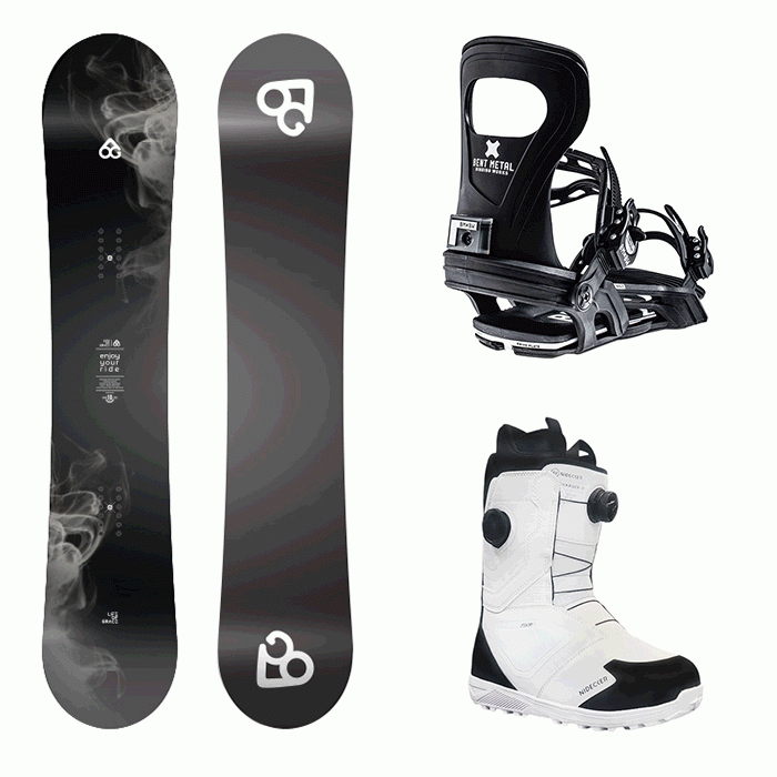 [올라운드강추] 2526 로그 엔조이 유어 라이드 + 2324 벤트메탈 볼트 + 2425 니데커 차져 알파 Ltd 리미티드 에디션 - 블랙＆화이트