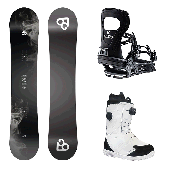 [올라운드강추] 2526 로그 엔조이 유어 라이드 + 2324 벤트메탈 볼트 + 2425 니데커 차져 알파 Ltd 리미티드 에디션 - 블랙＆화이트