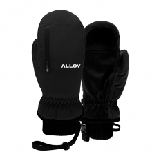 2526 로그 남녀공용 스노우보드 벙어리 장갑 얼로이 X 로그 - 블랙/블랙 25LAXL-B/B