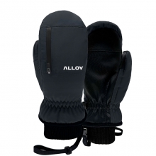 2526 로그 남녀공용 스노우보드 벙어리 장갑 얼로이 X 로그 - 딥 그레이/블랙 25LAXL-DG/B