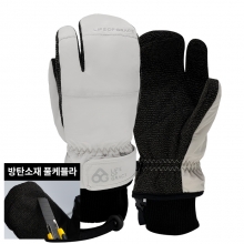 2526 로그 남녀공용 스노우보드 삼지 장갑 프로 케블라 OG 트리거 - 아이보리 25LPKLOT-IV