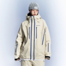 2526 엘나스 스노우보드복 자켓 제트 - 크림