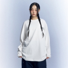 2526 엘나스 스노우보드복 하스 긴팔 셔츠 - 화이트