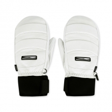 2526 카레타 스노우보드 벙어리 장갑 레더 - 화이트 (26AGA02)