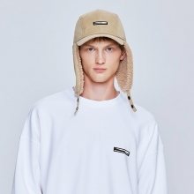 2526 카레타 스노우보드 캡모자 이어머프 - 베이지 (26ACC02)