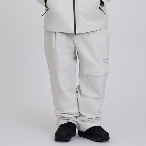 2526 로그 스노우보드복 팬츠 아날로그 APX 3L 릴렉스핏 - 오프화이트 (25ANAPT-OW)