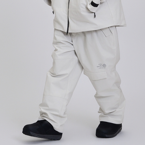 2526 로그 스노우보드복 팬츠 아날로그 APX 3L 릴렉스핏 - 오프화이트 (25ANAPT-OW)