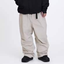 2526 로그 스노우보드복 팬츠 힙힙 오버핏 - 크림 (25HIPPT-CR)