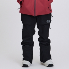 2526 로그 스노우보드복 팬츠 인피니트 APX 3L 슈트핏 - 블랙 (25INFPT-BK)