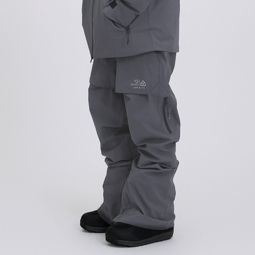 2526 로그 스노우보드복 팬츠 인피니트 APX 3L 슈트핏 - 그레이 (25INFPT-GR)