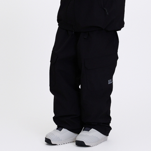 2526 로그 스노우보드복 팬츠 얼로이 X 로그 LTD 릴렉스핏 - 블랙 (25AXLPT-BK)