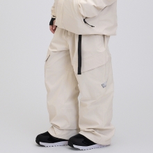 2526 로그 스노우보드복 팬츠 얼로이 X 로그 LTD 릴렉스핏 - 크림 (25AXLPT-CR)
