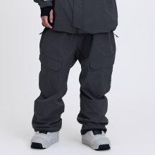 2526 로그 스노우보드복 팬츠 얼로이 X 로그 LTD 릴렉스핏 - 차콜 (25AXLPT-CC)