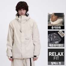 2526 로그 스노우보드복 자켓 얼로이 X 로그 LTD 릴렉스핏 - 크림 (25AXLJK-CR)