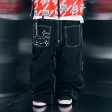 2526 블렌트 스노우보드복 팬츠 드로우 - 제트