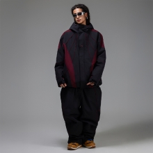 오비오 스노우보드복 코디세트 #2 2526 오비오 스노우보드복 자켓 선데이 - 제트 블랙 (25JK-08-JB) + 2526 오비오 스노우보드복 팬츠 오버핏 플레임 - 제트 블랙 (25PT-04-JB)