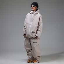 오비오 스노우보드복 코디세트 #13 2526 오비오 스노우보드복 자켓 와일드 파이어 - 아이리쉬 크림 (25JK-05-IC) + 2526 오비오 스노우보드복 팬츠 오버핏 하이프 - 아이리쉬 크림 (25PT-05-IC)