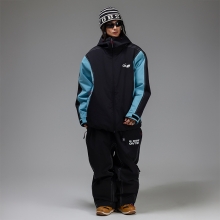 오비오 스노우보드복 코디세트 #16 2526 오비오 스노우보드복 자켓 라이어 - 제트 블랙 (25JK-04-JB) + 2526 오비오 스노우보드복 팬츠 오버핏 라이즈 - 제트 블랙 (25PT-01-JB)