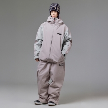 오비오 스노우보드복 코디세트 #18 2526 오비오 스노우보드복 자켓 라이어 - 아이리쉬 크림 (25JK-04-IC) + 2526 오비오 스노우보드복 팬츠 오버핏 라이즈 - 아이리쉬 크림 (25PT-01-IC)