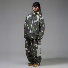 오비오 스노우보드복 코디세트 #19 2526 오비오 스노우보드복 자켓 드림위버 - 빈티지 플라워 (25JK-03-VF) + 2526 오비오 스노우보드복 팬츠 오버핏 커브 - 빈티지 플라워 (25PT-02-VF)