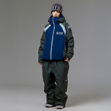 오비오 스노우보드복 코디세트 #20 2526 오비오 스노우보드복 자켓 드림위버 - 카키 (25JK-03-KH) + 2526 오비오 스노우보드복 팬츠 오버핏 헤이즈 - 팀버 (25PT-03-TI)