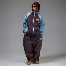 오비오 스노우보드복 코디세트 #21 2526 오비오 스노우보드복 자켓 드림위버 - 윈터 스카이 (25JK-03-WS) + 2526 오비오 스노우보드복 팬츠 오버핏 라이즈 - 웬지 (25PT-01-WA)