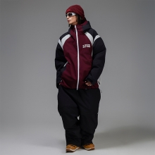 오비오 스노우보드복 코디세트 #22 2526 오비오 스노우보드복 자켓 드림위버 - 안도라 (25JK-03-AN) + 2526 오비오 스노우보드복 팬츠 오버핏 헤이즈 - 제트 블랙 (25PT-03-JB)