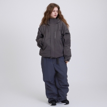 로그 스노우보드복 코디세트 #2 2526 로그 스노우보드복 자켓 힙힙 오버핏 - 차콜 (25HIPJK-CC) + 2526 로그 스노우보드복 팬츠 힙힙 오버핏 - 데님 (25HIPPT-DN)