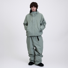 로그 스노우보드복 코디세트 #4 2526 로그 스노우보드복 자켓 힙힙 오버핏 - L카키 (25HIPJK-LK) + 2526 로그 스노우보드복 팬츠 힙힙 오버핏 - L카키 (25HIPPT-LK)