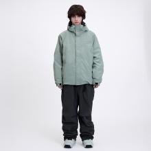 로그 스노우보드복 코디세트 #5 2526 로그 스노우보드복 자켓 힙힙 오버핏 - L카키 (25HIPJK-LK) + 2526 로그 스노우보드복 팬츠 힙힙 오버핏 - 차콜 (25HIPPT-CC)