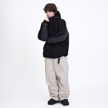 로그 스노우보드복 코디세트 #10 2526 로그 스노우보드복 자켓 힙힙 오버핏 - 블랙/차콜 (25HIPJK-B/C) + 2526 로그 스노우보드복 팬츠 힙힙 오버핏 - 크림 (25HIPPT-CR)