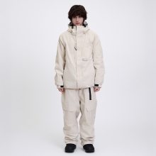 로그 스노우보드복 코디세트 #18 2526 로그 스노우보드복 자켓 얼로이 X 로그 LTD 릴렉스핏 - 크림 (25AXLJK-CR) + 2526 로그 스노우보드복 팬츠 얼로이 X 로그 LTD 릴렉스핏 - 크림 (25AXLPT-CR)