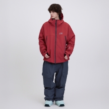 로그 스노우보드복 코디세트 #22 2526 로그 스노우보드복 자켓 아날로그 APX 3L 릴렉스핏 - 레드 (25ANAJK-RD) + 2526 로그 스노우보드복 팬츠 얼로이 X 로그 LTD 릴렉스핏 - 데님 (25AXLPT-DN)