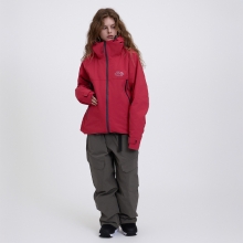 로그 스노우보드복 코디세트 #24 2526 로그 스노우보드복 자켓 아날로그 APX 3L 릴렉스핏 - 레드 (25ANAJK-RD) + 2526 로그 스노우보드복 팬츠 얼로이 X 로그 LTD 릴렉스핏 - 브라운 (25AXLPT-BR)