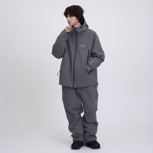 로그 스노우보드복 코디세트 #27 2526 로그 스노우보드복 자켓 아날로그 APX 3L 릴렉스핏 - 그레이 (25ANAJK-GR) + 2526 로그 스노우보드복 팬츠 아날로그 APX 3L 릴렉스핏 - 그레이 (25ANAPT-GR)