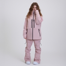 로그 스노우보드복 코디세트 #32 2526 로그 스노우보드복 자켓 인피니트 APX 3L 슈트핏 - 파우더 핑크 (25INFJK-PP) + 2526 로그 스노우보드복 팬츠 인피니트 APX 3L 슈트핏 - 파우더 핑크 (25INFPT-PP)