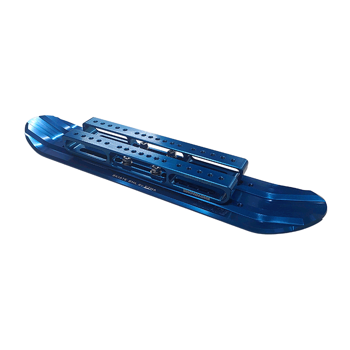 2526 스노몬스 스키에이트 숏스키 메탈 스마일 리프트 세트 - 블루