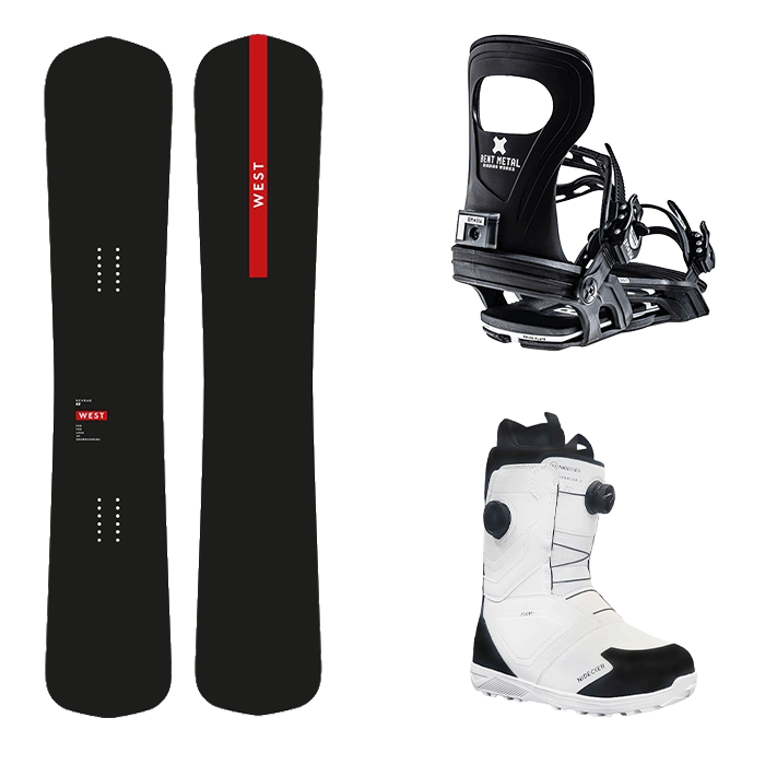 [전향각세미햄머추천] 웨스트 스노우보드 카버 한정판 데크 - 158 163 + 2324 벤트메탈 스노우보드 바인딩 볼트 - 화이트 or 블랙 + 2425 니데커 스노우보드 부츠 차져 알파 Ltd 리미티드 에디션 - 블랙＆화이트