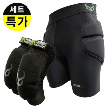 [데몬보호대 셋트] 데몬 엉덩이보호대 제로 프로텍티브 w/RF D3O (DS0020) + 데몬 무릎 보호대 무릎패드 제로 니패드 w/RF D3O (DS0025)