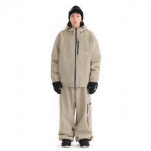 요비트 스노우보드복 코디세트 #3 2526 Yobeat SITA Jacket - BEIGE/BLACK + 2526 Yobeat SISI Pants - BEIGE