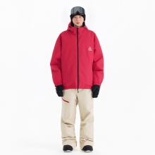 요비트 스노우보드복 코디세트 #5 2526 Yobeat SITA Jacket - BLACK/MAGENTA + 2526 Yobeat JULYME Pants - LT BEIGE