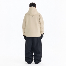 요비트 스노우보드복 코디세트 #10 2526 Yobeat ORORA Jacket - LT BEIGE + 2526 Yobeat SISI Pants - BLACK