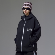 2526 오비오 스노우보드복 자켓 하트워크 3L - 제트 블랙 (25JK-06-JB)