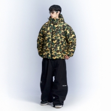 엘나스 스노우보드복 코디세트 #8 2526 엘나스 스노우보드복 자켓 아스펜 - 옐로우 + 2526 엘나스 스노우보드복 팬츠 하칸 - 블랙 (25EP-03-BK)