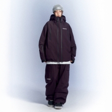 엘나스 스노우보드복 코디세트 #22 2526 엘나스 스노우보드복 자켓 케인 - 마룬 + 2526 엘나스 스노우보드복 팬츠 하이커 - 마룬 (25EP-01-MA)