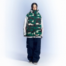 엘나스 스노우보드복 코디세트 #27 2526 엘나스 스노우보드복 자켓 케인 - G 카모 + 2526 엘나스 스노우보드복 팬츠 하이커 - 네이비 (25EP-01-NA)