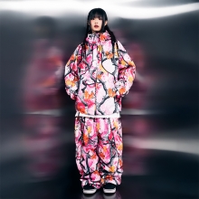 블렌트 스노우보드복 코디세트 #1 2526 블렌트 스노우보드복 자켓 바이퍼 - 플라밍고 + 2526 블렌트 스노우보드복 팬츠 어비스 - 플라밍고