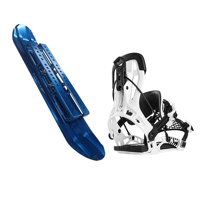 2526 스노몬스 스키에이트 숏스키 메탈 스마일 리프트 세트 + 2526 플로우 니데커 스노우보드 바인딩 NX2 하이브리드