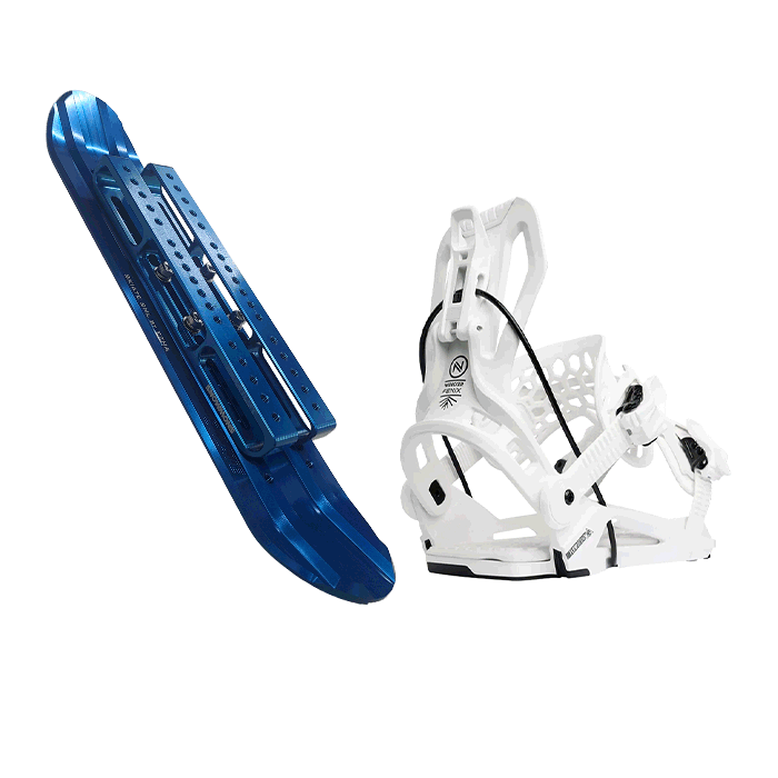 2526 스노몬스 스키에이트 숏스키 메탈 스마일 리프트 세트 + 2526 플로우 니데커 스노우보드 바인딩 페닉스